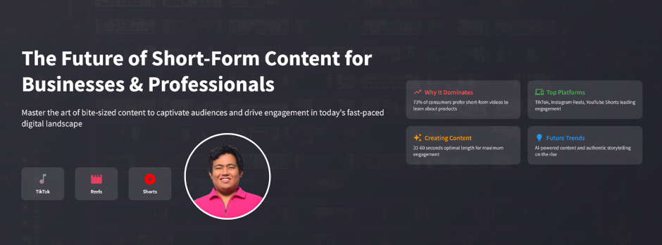The Future of Short-Form Content for Businesses & Professionals - ROC.PH